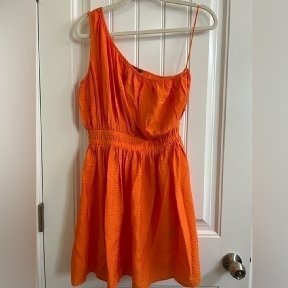 New FRENCH CONNECTION Women's Faron Draped One-Shoulder Mini Dress